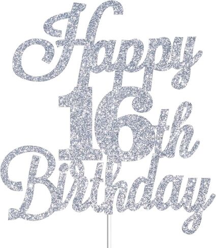 Happy 42nd Birthday Cake Toppers Silver Glitter, Cheers to 42 Years Old Bday Decoration 42nd Anniversary Cake Topper, Forty-two Theme Cake Decorations for Birthday Anniversary Party in Kuwait