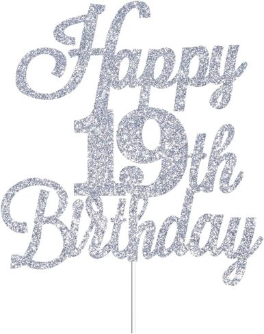 Happy 42nd Birthday Cake Toppers Silver Glitter, Cheers to 42 Years Old Bday Decoration 42nd Anniversary Cake Topper, Forty-two Theme Cake Decorations for Birthday Anniversary Party in Kuwait