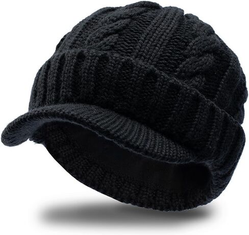 Oversize Wool Knitted Baseball Caps Big Head Men Women Short Brim Sport Hats Fleece Linned Newsboy Cap in Saudi Arabia