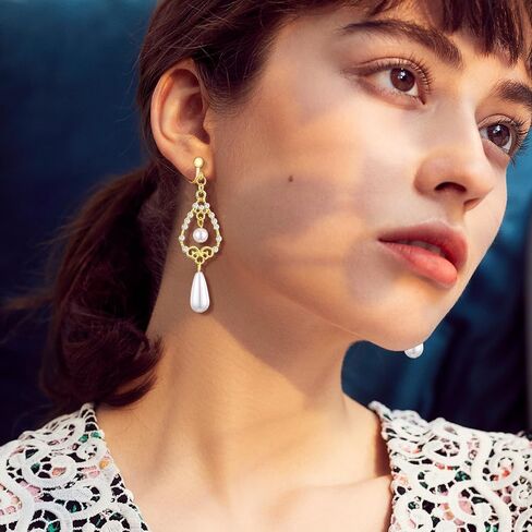 15 Pairs Clip on Earrings for Women Trendy,Lightweight Clipon Earring Set in Silver and Gold Tone in Kuwait