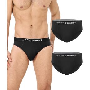 JODUCE 2 Pack Mens Merino Wool Underwear, Breathable Wool Underwear for Men, Comfortable Soft Loose Moisture Wicking Briefs in Saudi Arabia