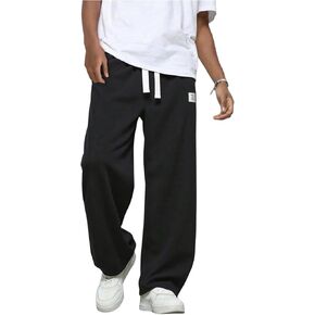 GORGLITTER Boy's Baggy Sweatpants Wide Leg Elastic Waist Jogger Track Sweat Pants with Pockets in Saudi Arabia