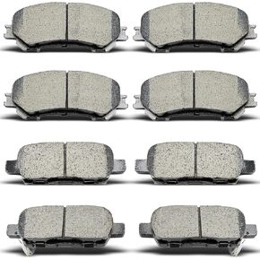 Front Rear Ceramic Brake Pads Fit For 2007-2009 Chrysler Aspen,For 2010 Dodge Dakota,For 2007-2009 Dodge Durango,For 2006-2010 Dodge Ram 1500,For 2011-2018 Ram 1500 in Kuwait