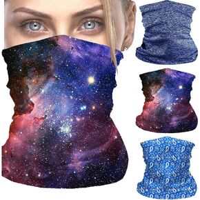Reusable Neck Gaiter with Filter Insert, Fashionable Cooling Face Covering Bandanas with Adjustable Snaps in Saudi Arabia