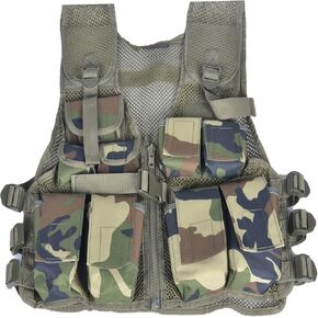 Trendy Apparel Shop Lightweight Youth Kid's Army Tactical Mesh Vest in Saudi Arabia