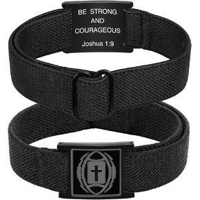Valentines Day Gifts for Him - Football Cross Bible Verse Adjustable Bracelet, Christmas Jewelry for Teen Teenage Boys in Saudi Arabia