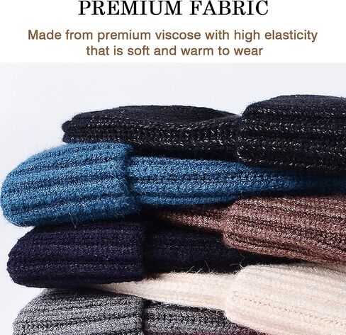 Fisherman Beanie for Men Women, Unisex Skullcap Trawler Short Knit Beanie Swag Hat Warm Winter Hat in Saudi Arabia