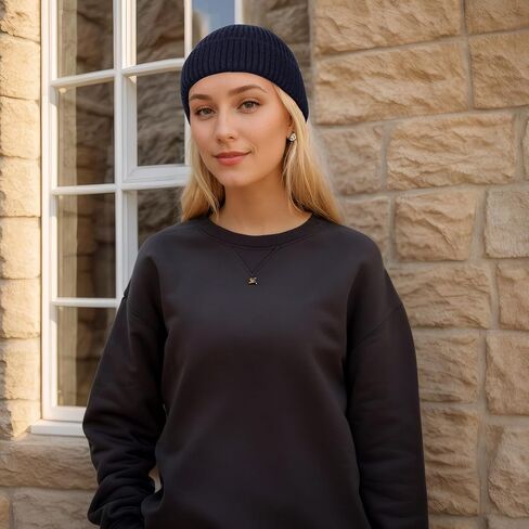 Fisherman Beanie for Men Women, Unisex Skullcap Trawler Short Knit Beanie Swag Hat Warm Winter Hat in Saudi Arabia
