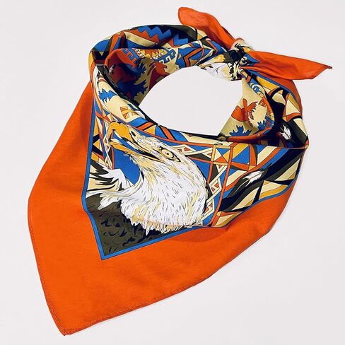 باندانا غربية للرجال والرجال، مقاس 55.88 سم × 55.88 سم، باندانا قطنية للنساء من الإكسسوارات الغربية، مجموعة من 6 قطع in Kuwait