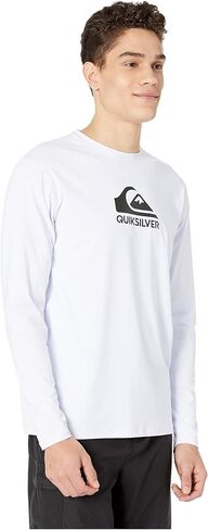 Quiksilver Men's Solid Streak Long Sleeve Rashguard UPF 50+ Sun Protection in Saudi Arabia