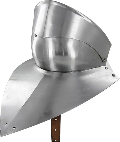 مجموعة جورجيت من الفولاذ من العصور الوسطى Armory Replicas™ - درع للرقبة بوزن 18 جرام مع أشرطة قابلة للتعديل لإعادة التمثيل والحفلات التنكرية in Kuwait