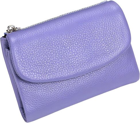 Unisex Pebble Leather Wallet, 5.3In Short Genuine Leather Coin Card Holder, Unisex Clutch Bags, Can Hold Coins, Id Cards in Saudi Arabia