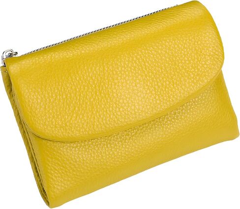 Unisex Pebble Leather Wallet, 5.3In Short Genuine Leather Coin Card Holder, Unisex Clutch Bags, Can Hold Coins, Id Cards in Saudi Arabia