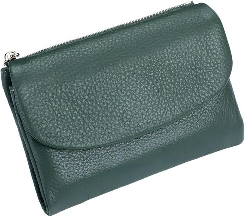 Unisex Pebble Leather Wallet, 5.3In Short Genuine Leather Coin Card Holder, Unisex Clutch Bags, Can Hold Coins, Id Cards in Saudi Arabia