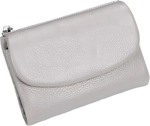 Unisex Pebble Leather Wallet, 5.3In Short Genuine Leather Coin Card Holder, Unisex Clutch Bags, Can Hold Coins, Id Cards in Saudi Arabia