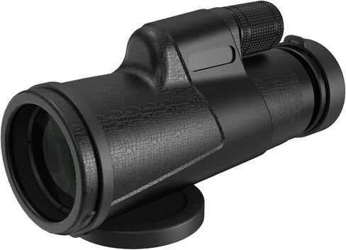 80x100 Monocular Telescope for Smartphones - High Powered HD Monocular with Tripod & Adapter, Low Light Vision for Adults - for Wildlife, Bird Watching, Hunting, Hiking in Saudi Arabia