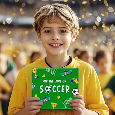 هدايا كرة القدم HAPPYPOP للأولاد والأطفال - أساور للأولاد، جوارب كرة القدم مع بطاقة تهنئة، هدايا ابن حفيد ابن أخي غودسون، حشو للجوارب in Kuwait