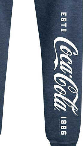 HYBRID APPAREL - Coca-Cola - Coke Est 1886 - Women's French Terry Jogger Pant - Size Medium Heather Indigo in Saudi Arabia