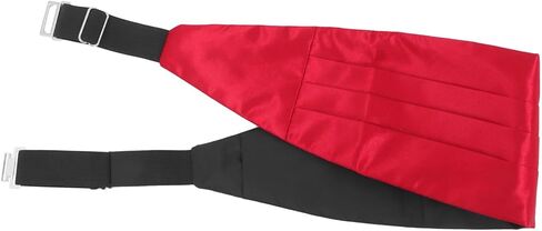 إكسسوارات سهرة رسمية من الساتان حزام خصر للرجال حزام ملابس رجالي من Cummerbund حزام سهرة للحفلات من أجل in Kuwait
