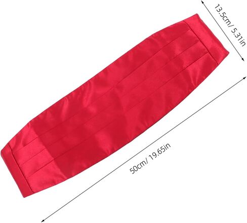 إكسسوارات سهرة رسمية من الساتان حزام خصر للرجال حزام ملابس رجالي من Cummerbund حزام سهرة للحفلات من أجل in Kuwait