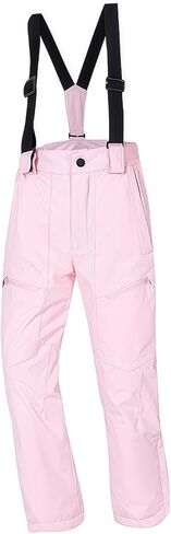Girls Boys Waterproof Ski Bib Overalls Jumpsuit Winter Snow Pants Insulated Coveralls Snowboard Snowpants Windproof Romper in Saudi Arabia