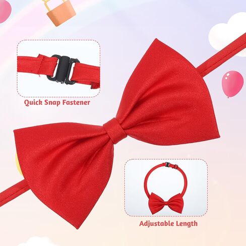 مجموعة واحدة من الحمالات الحمراء وربطة عنق للأطفال، حمالات أطفال حمراء قابلة للتعديل، مجموعة ربطات عنق للأطفال للأولاد والبنات، إكسسوارات الملابس، لحفلات أعياد الميلاد، والأداء الرسمي، وإكسسوارات الكريسماس in Kuwait