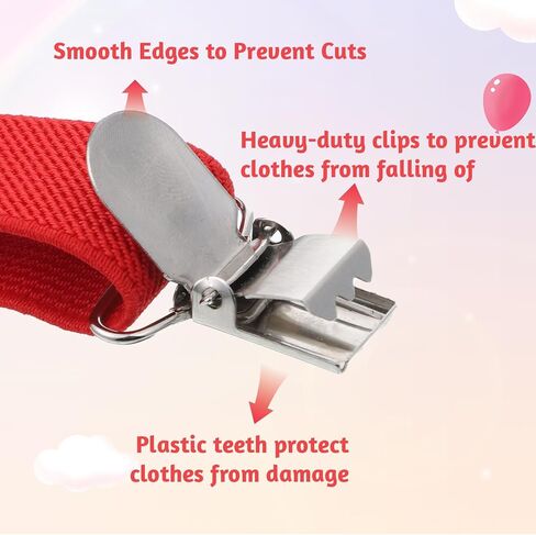 مجموعة واحدة من الحمالات الحمراء وربطة عنق للأطفال، حمالات أطفال حمراء قابلة للتعديل، مجموعة ربطات عنق للأطفال للأولاد والبنات، إكسسوارات الملابس، لحفلات أعياد الميلاد، والأداء الرسمي، وإكسسوارات الكريسماس in Kuwait