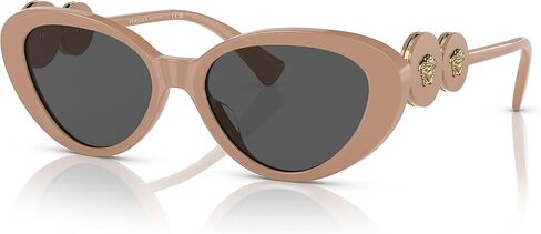 Versace Woman Sunglasses Black Frame, Dark Grey Lenses, 54MM in Saudi Arabia
