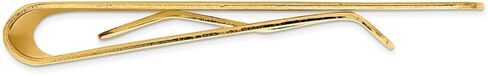 Gold Plated Solid Polished and satin Engravable (front only) Star Cut .001ct. Diamond Money Clip 50x25mm Wide-Money-Clip for Men in Saudi Arabia