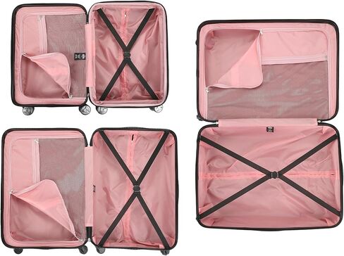 Bioworld Minnie Mouse Classic Peek-a-Boo Minnie 3-Piece Rolling Luggage Set in Saudi Arabia