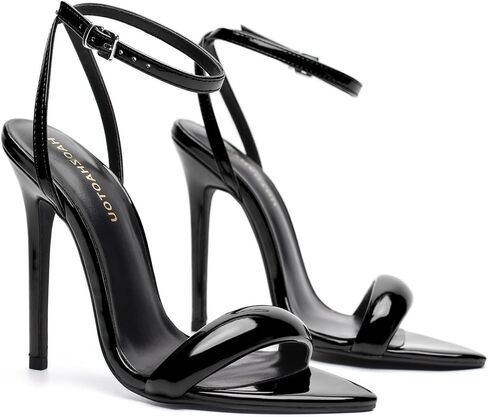 Womens Strappy Sandals for Women Lace Up Heels Sexy Stiletto High Heeled | Open Toe Strap Summer Dress Party Shoes in Saudi Arabia