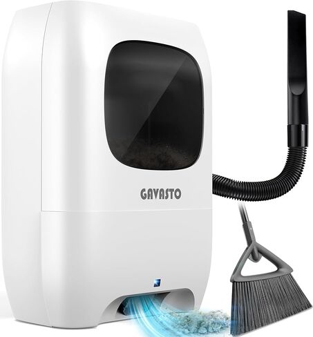 Pro Touchless Vacuum Automatic Dustpan - Ultra Fast & Powerful - Great for Sweeping Salon Pet Hair Food Dirt Kitchen, Corded Canister Vacuum, Bagless, Automatic Sensors, 1500 Watt in Kuwait