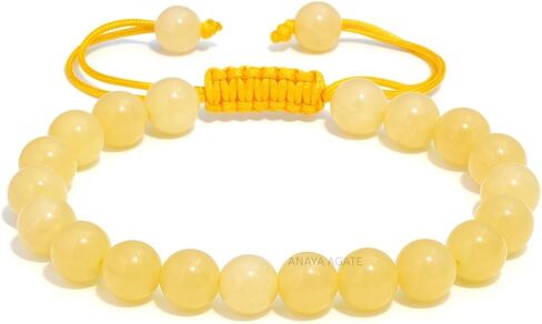 Bracelet – Healing Crystal Bracelet for Women, Men – Chic Gemstone Bracelet for Men and Women – 8mm Round Bead Bracelets for Spiritual Healing, Protection, Positive Energy in Saudi Arabia