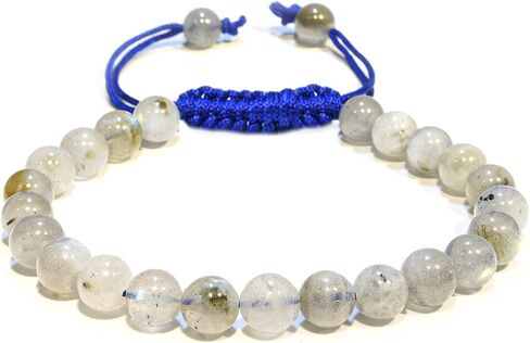 Bracelet – Healing Crystal Bracelet for Women, Men – Chic Gemstone Bracelet for Men and Women – 8mm Round Bead Bracelets for Spiritual Healing, Protection, Positive Energy in Saudi Arabia