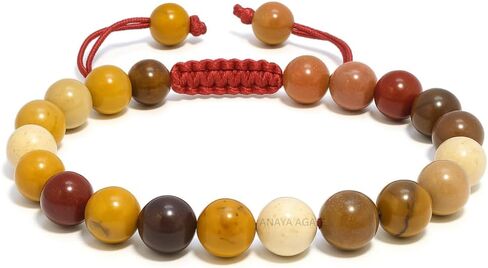Bracelet – Healing Crystal Bracelet for Women, Men – Chic Gemstone Bracelet for Men and Women – 8mm Round Bead Bracelets for Spiritual Healing, Protection, Positive Energy in Saudi Arabia