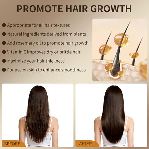 Batana & Rosemary Hair Growth Oil 2oz – Scalp Treatment & Strengthening for Growth & Loss, Thinning, Dry Scalp, Split Ends – Natural Hair Oil for Women & Men – Intensive Repair & Nourishing Formula in Saudi Arabia