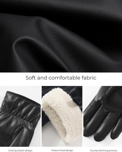 Leather Gloves for Women Winter Gloves Warm Driving Glove in Saudi Arabia