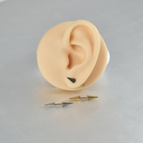 16G Spike Cartilage Stud Earrings Surgical Steel Conch Helix Cartilage Piercing Jewelry Statement Punk Body Piercings for Women Men in Kuwait