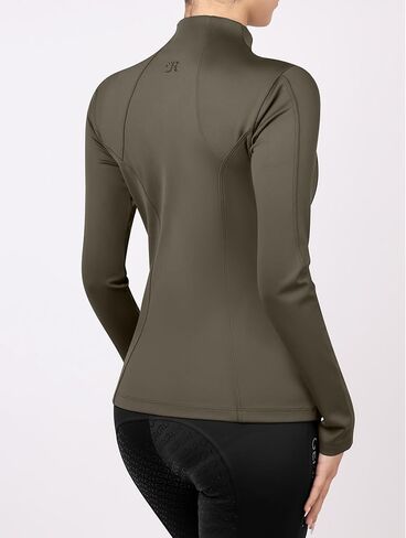 Thermal Horse Riding Jacket Long Sleeve Equestrian Shirts with Fleece Extra-Warmth Equestrian Shirts for Women in Saudi Arabia