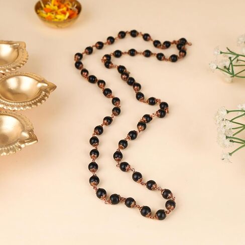 Ltd Shaligram Mala Certified For Men And Women,Gandaki River Shaligram Mala Big Size,Karungali Malai Original 54 Beads in Saudi Arabia