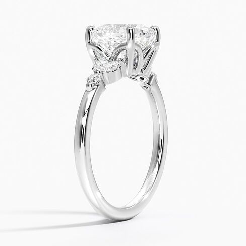 Handmade Moissanite Rings for Women, Cushion Cut 1 CT-3.5 CT Bridal/Wedding Ring, Halo Accent Diamond Anniversary Ring, Promise Rings, Birthday Gift for Wife/Her in Kuwait