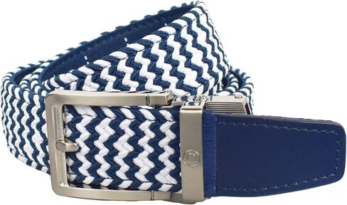 Zigzag Braided Golf Ratchet Belt 1.38" by Nexbelt in Saudi Arabia