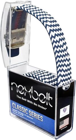 Zigzag Braided Golf Ratchet Belt 1.38" by Nexbelt in Saudi Arabia