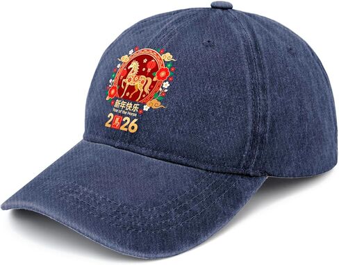 Year of The Horse 2026 Golf Hat Garde Caps for Daughter in Saudi Arabia