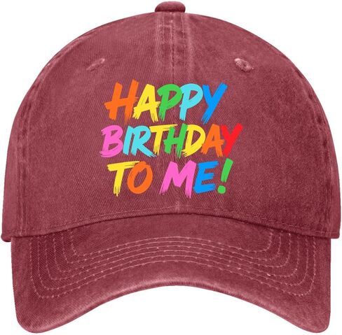 Happy Birthday to Me Baseball Hat Golf Cap for Son in Saudi Arabia