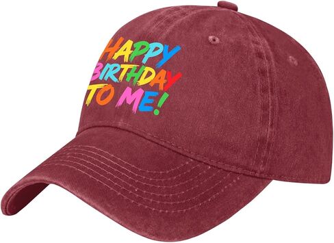 Happy Birthday to Me Baseball Hat Golf Cap for Son in Saudi Arabia