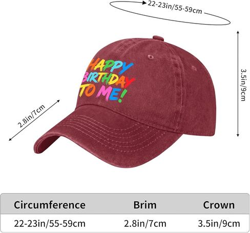 Happy Birthday to Me Baseball Hat Golf Cap for Son in Saudi Arabia