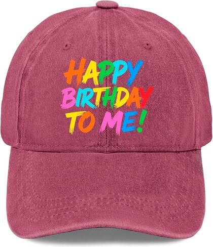 Happy Birthday to Me Baseball Hat Golf Cap for Son in Saudi Arabia