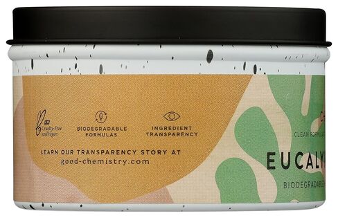 Good Chemistry Eucalyptus + Bliss Tin Candle, 5.6 Oz in Saudi Arabia