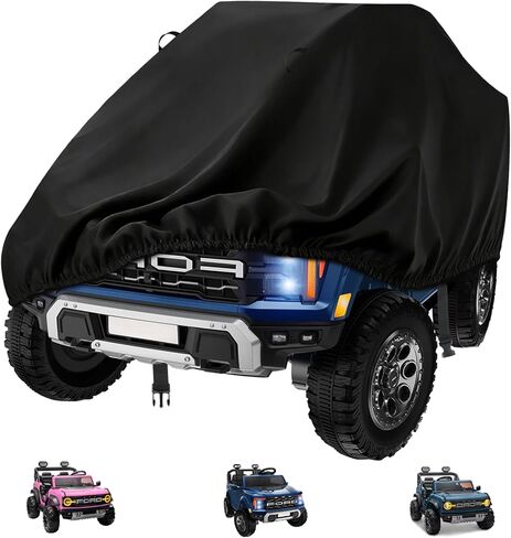 غطاء عربة التسوق بمقعدين لـ Cokeman KT196 Go Kart، غطاء سيارة بدواسة مقاومة للماء، ملحقات Gokart - 70 بوصة طول × 44 بوصة عرض × 47 بوصة ارتفاع in Kuwait